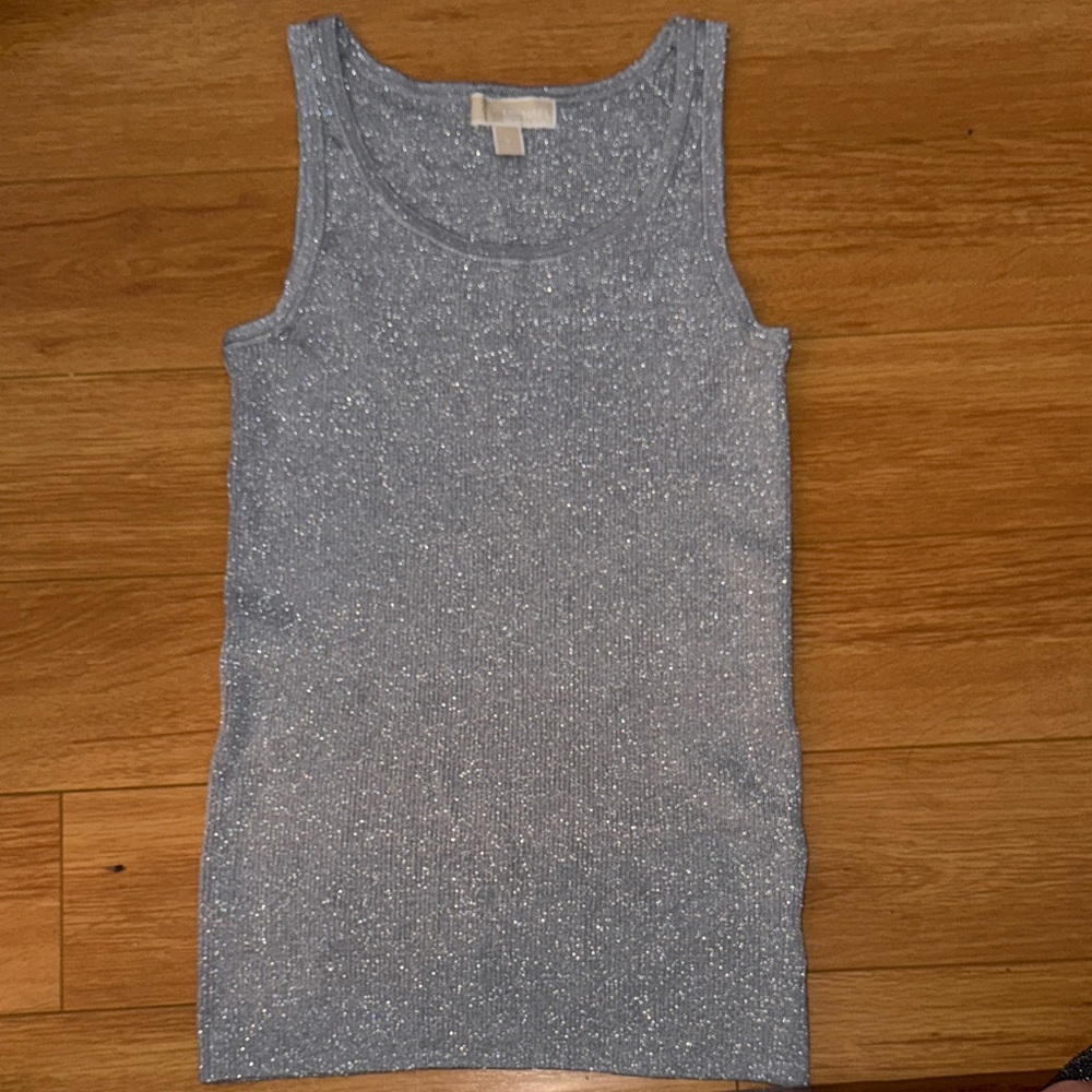 MICHAEL Michael Kors Silver Tank Top medium